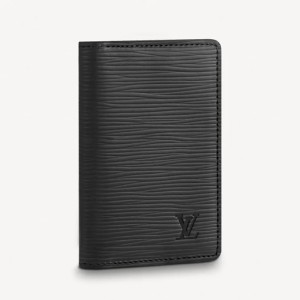 MB 루이비통 포켓 오거나이저 카드지갑 에삐 블랙 M60642 8 x 12 cm