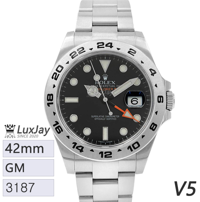 GM 42MM 3187 ROLEX ExplorerⅡ 롤렉스 익스플로러 II 216570