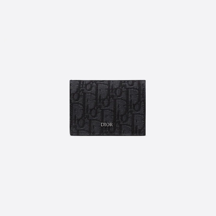 DIOR 디올 오블리크 비 즈니스 카드 홀더2ESCH136YSE   10x6.8x1.2cm