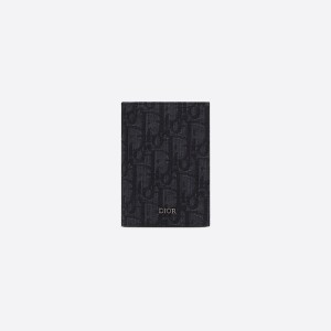 디올 오블리크 바이폴드 카드 지갑 H03E 2ESCH138YSE  8.2x11.2 cm