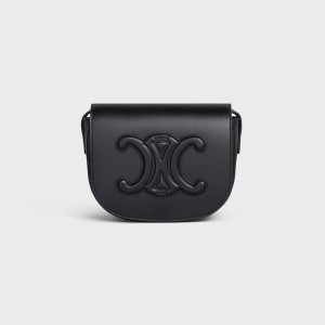 SA 셀린느 풀코 트리오페 스무스 카프스킨 크로스백 198263DU3 18.5 X 15 X 7 CM
