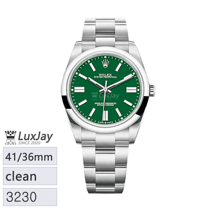Clean  3230 41mm/36mm 오이스터 퍼페츄얼 oyster Perpetual 124300