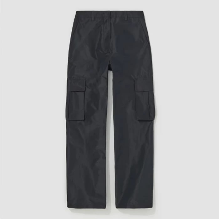 Miu Miu Technical Fabric Pants in Black