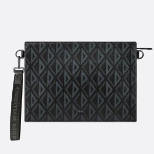 SA DIOR A5 트라이앵글 파우치 2ESCA483DCO 27 x 19.5 x 6