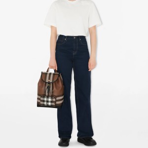버버리 체크 백팩 다크 버치 브라운 8069664124✕13✕37cm