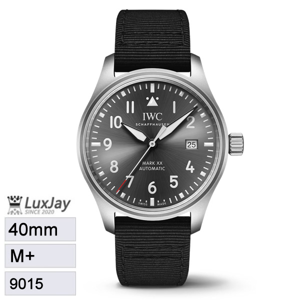 M+ 9015 40mm 파일럿 워치 마크 XX 파트루이유 스위스 IW328209