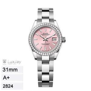 A+ 31mm 2824 롤렉스 Datejust 31 Pink Diamond-Set Jubilee m278384rbr-0015