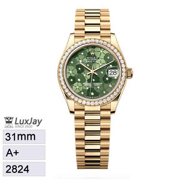 A+ 31mm 2824 롤렉스 Datejust 31  278288RBR