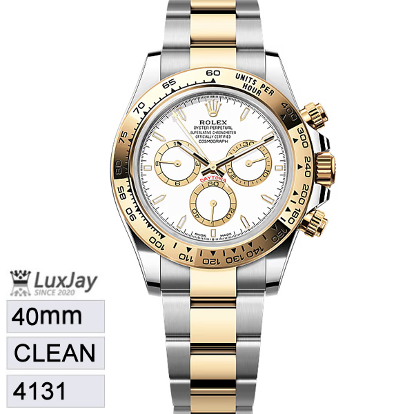 CLEAN 40mm 4131 롤렉스 최신 버전 코스모그래프 데이토나 m126503-0001