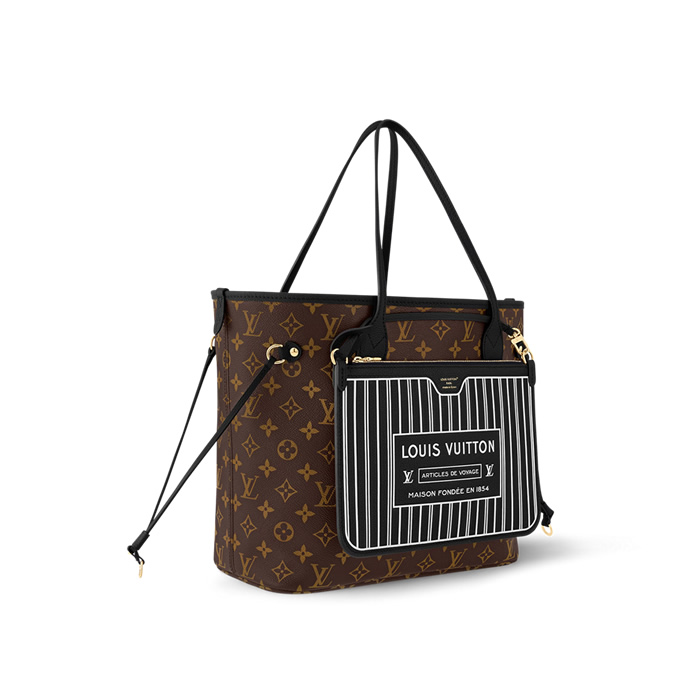 MB 루이비통 M11946 NEVERFULL INSIDE OUT 미디엄 핸드백