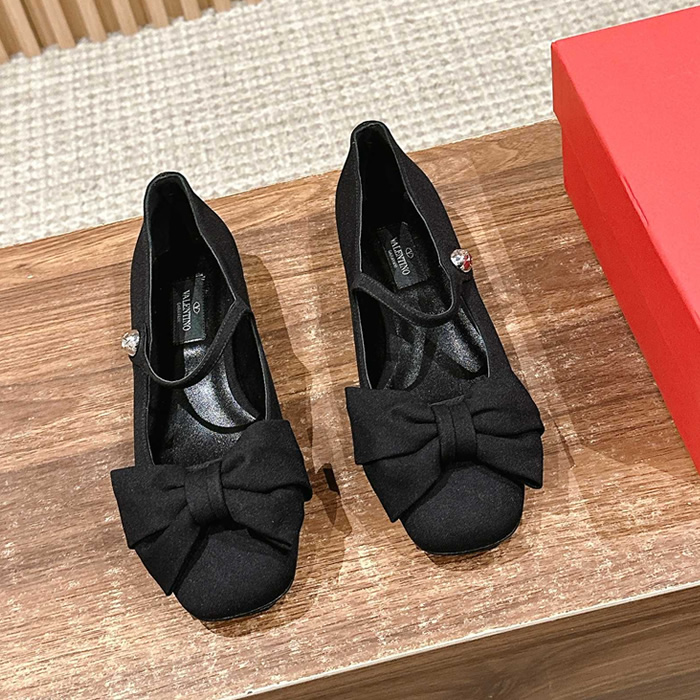 발렌티* 가라바니 보우제인 메리 제인 크레이프 발레리나 20MM