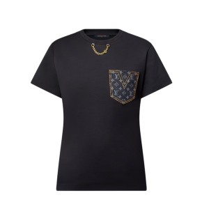Louis Vuitton 1AGT02 모노그램 포켓 티셔츠