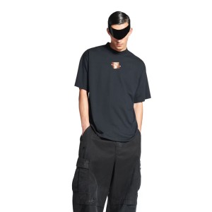.balenciaga 테이프드 발렌시아가 백 미디엄 핏 티셔츠