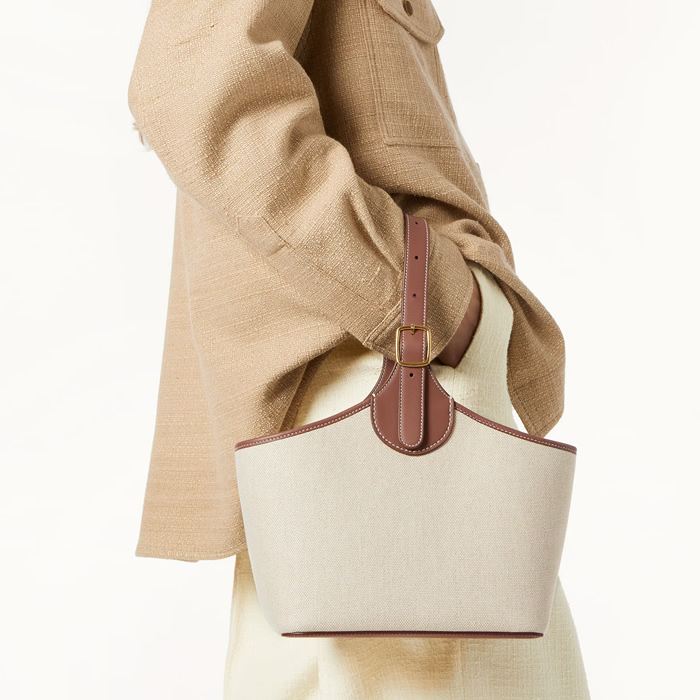 loropiana 보빈 버킷 백  21x16x13