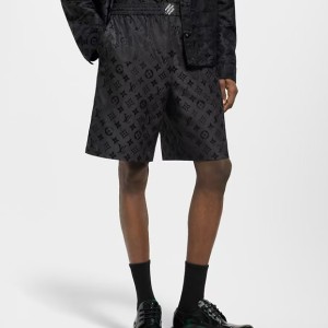 루이비통 1AGTN4 SPRING CAPSULE 자카드 실크 쇼츠