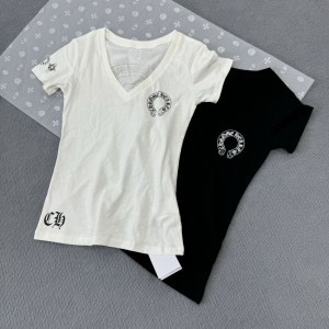 크롬하츠 말발굽 크로스 반팔 티셔츠
