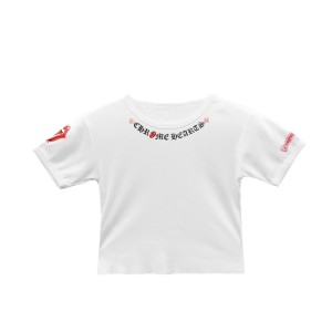 Chrome Hearts x Rolling Stones crop tee