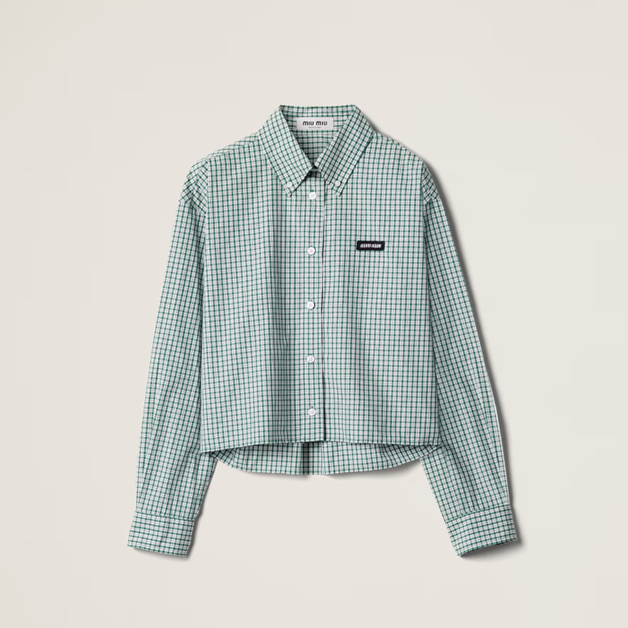 miumiu Checked shirt MK1659