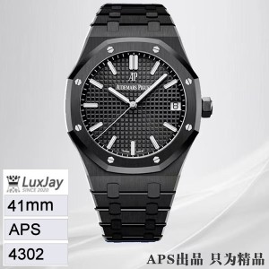 APS 41MM Cal 4302  AP 오데마피게 Royal Oak 15500 흑도자기