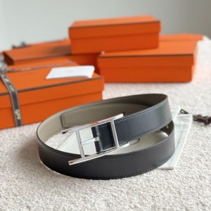 에르메스 QUENTIN 양면 리버시블 벨트 32mm