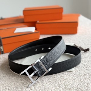에르메스 QUENTIN 양면 리버시블 벨트 32mm