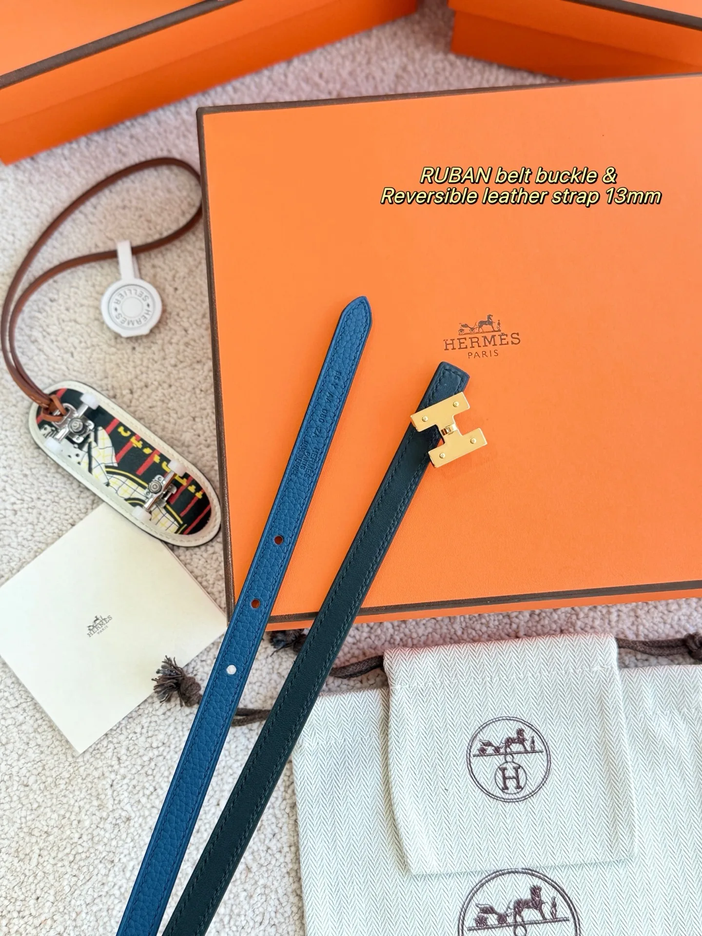 Hermes- RUBAN  BELT 13mm