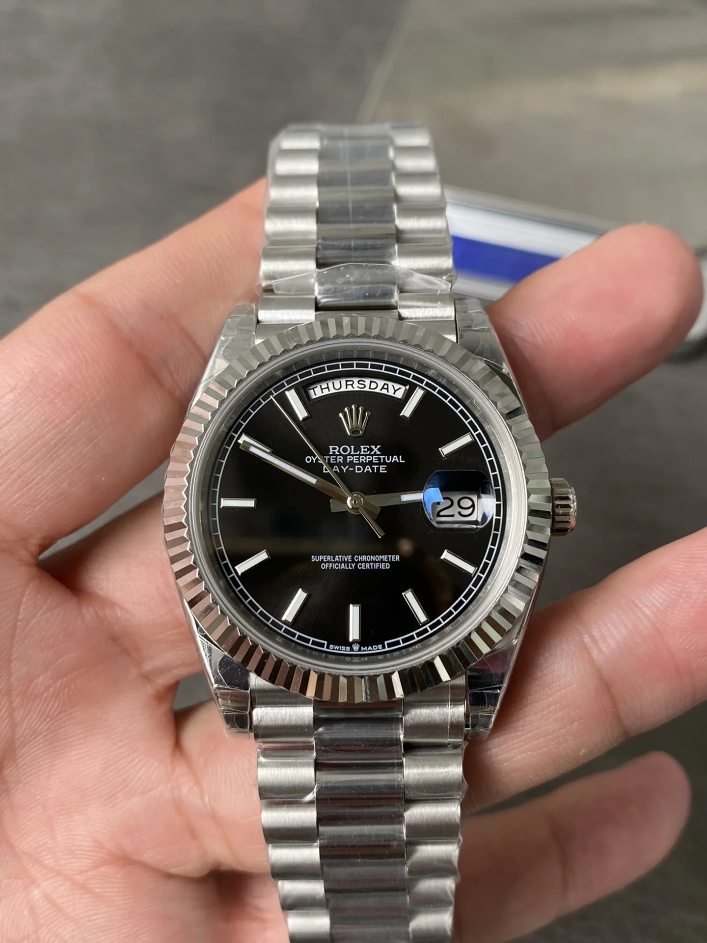 GS | 3255 무브먼트 | 40mm | 데이데이트 Day-date 158g