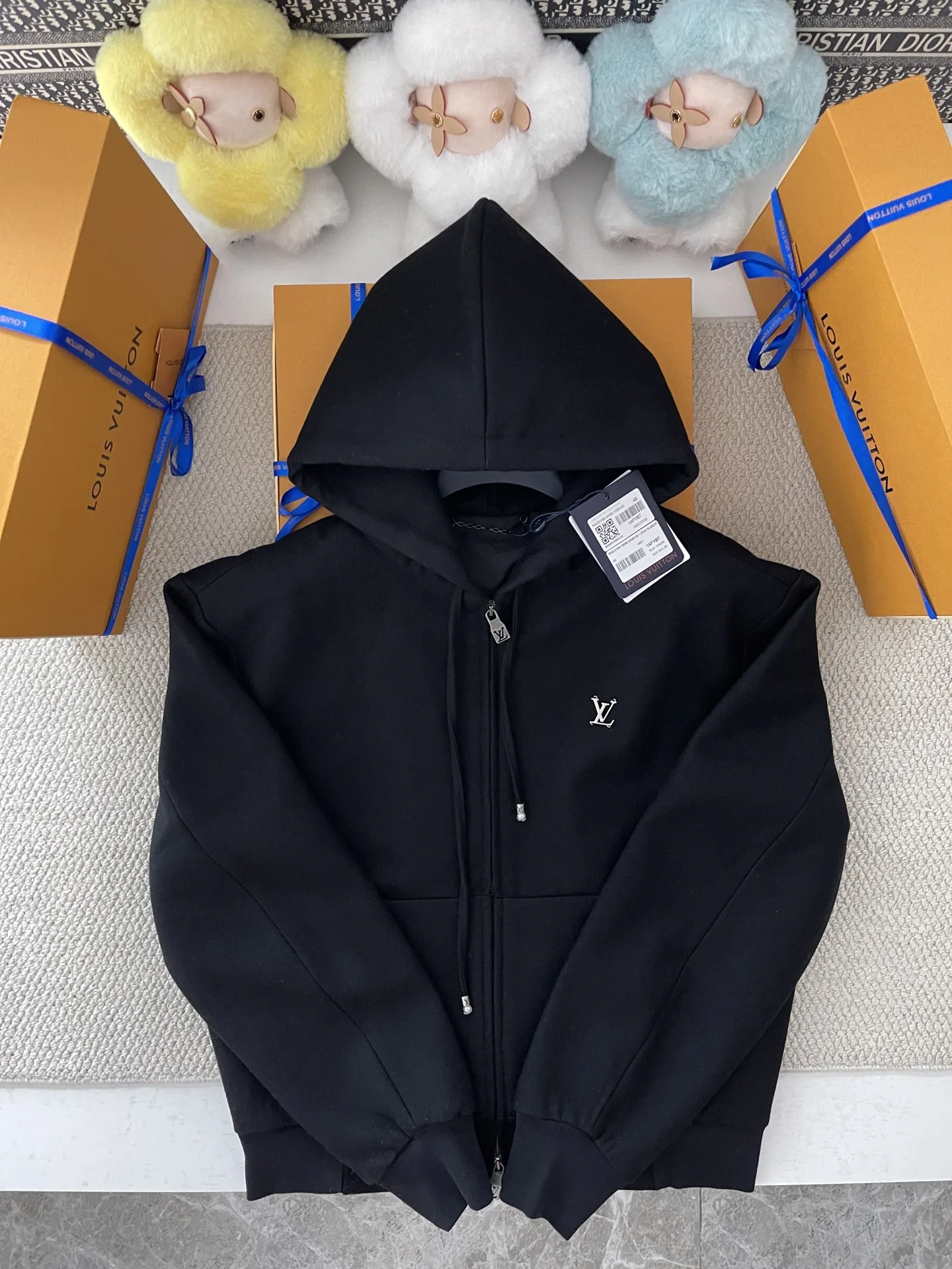 1AFYBQ Tailored Technical Wool Hooded Blouson