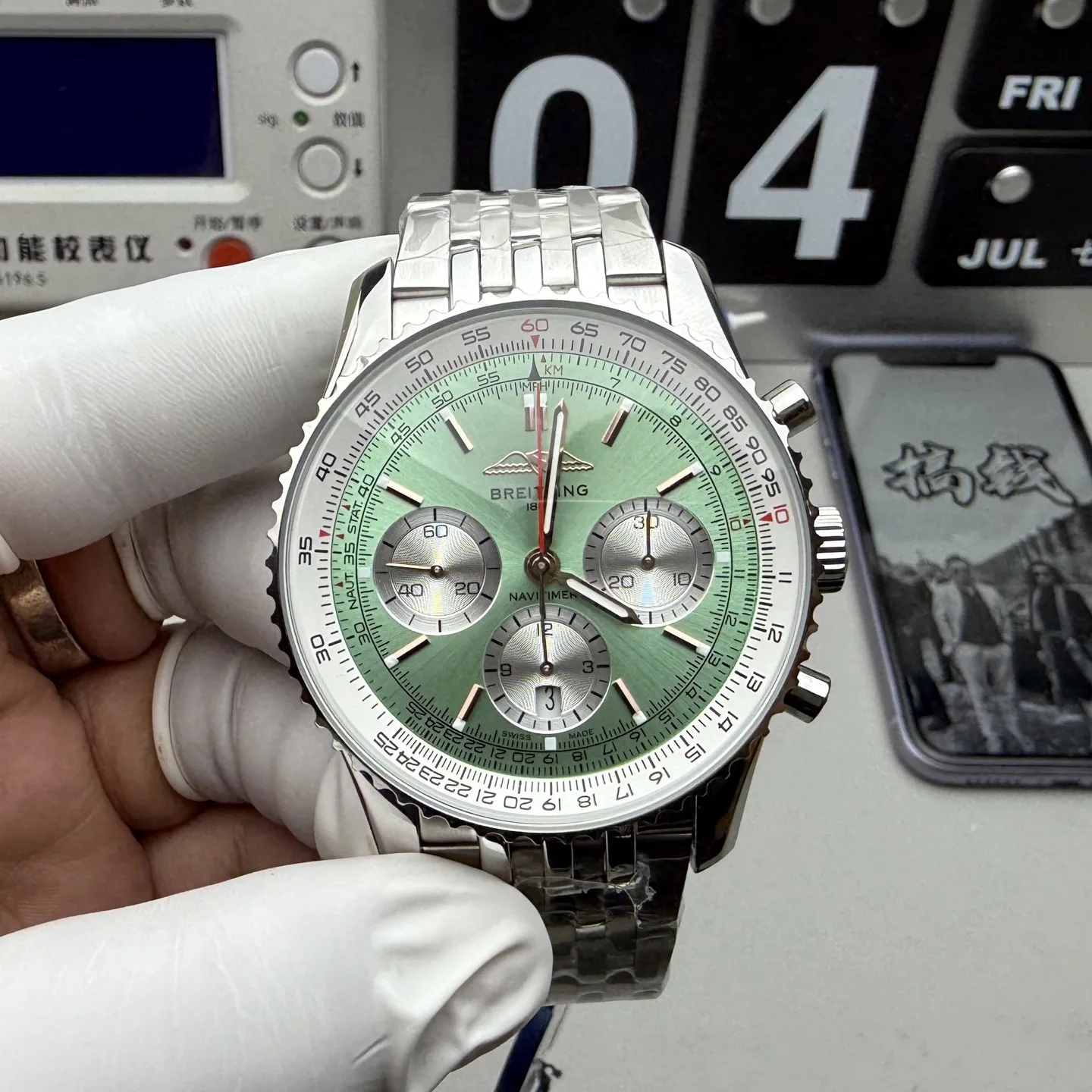 BLS l  43mm l 브라이틀링 네비타이머 B01