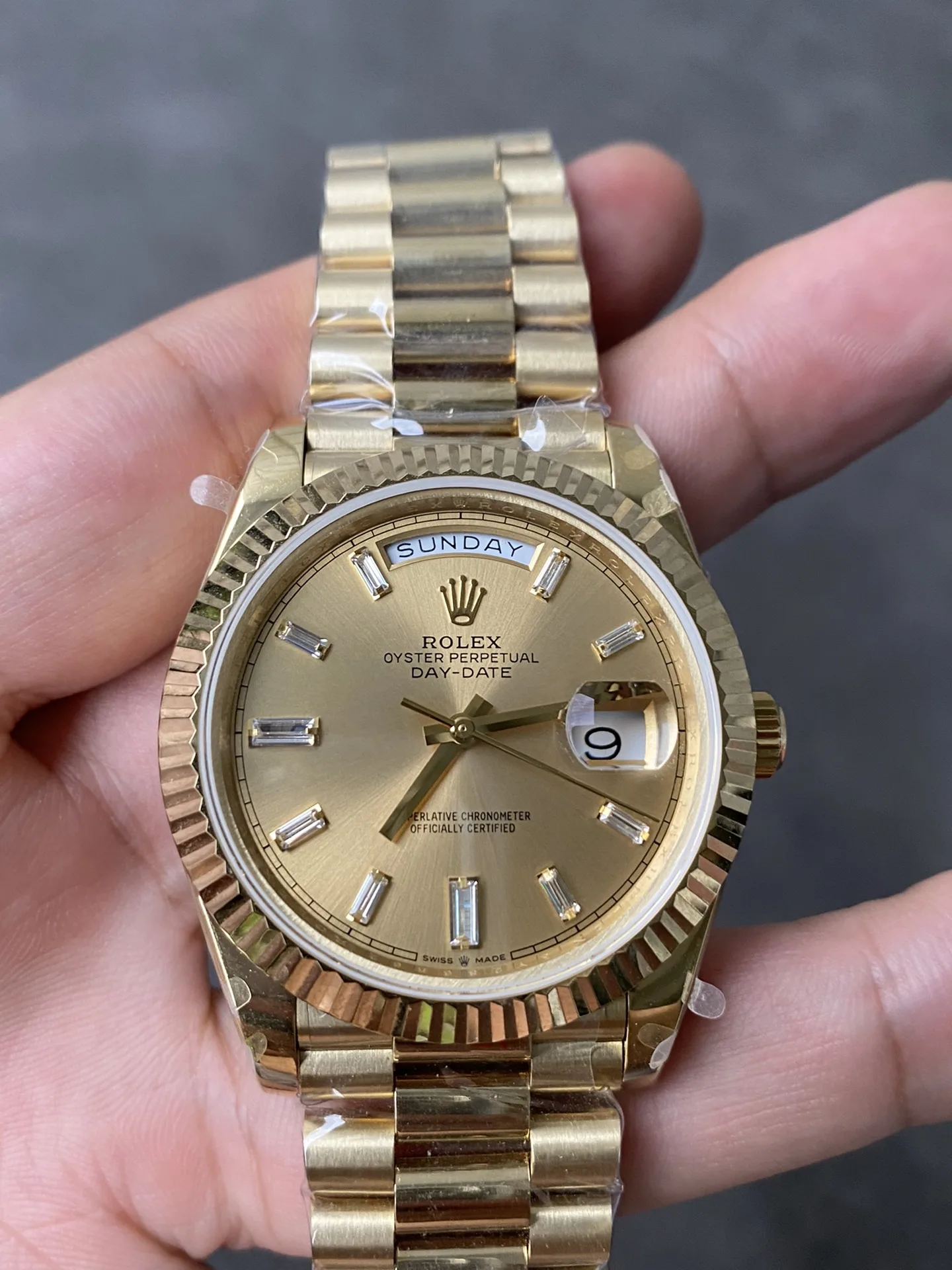 GM l 2836무브먼트 l 40mm l 데이데이트 Day-date 178g