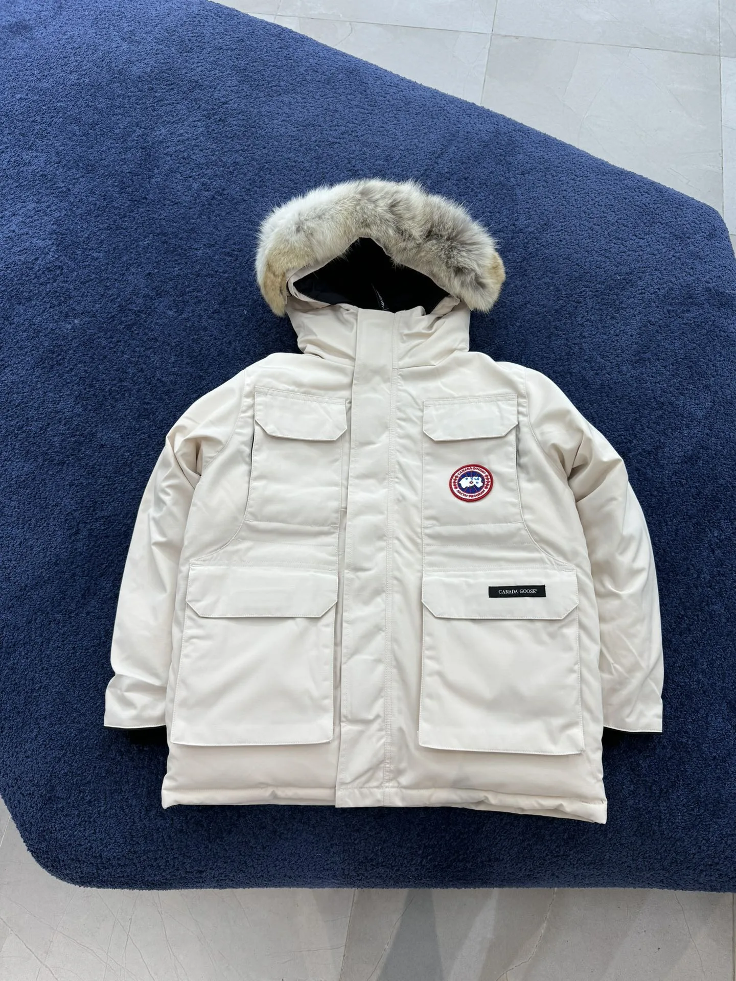 Canada Goose 키즈 Expedition 후드 파카 재킷