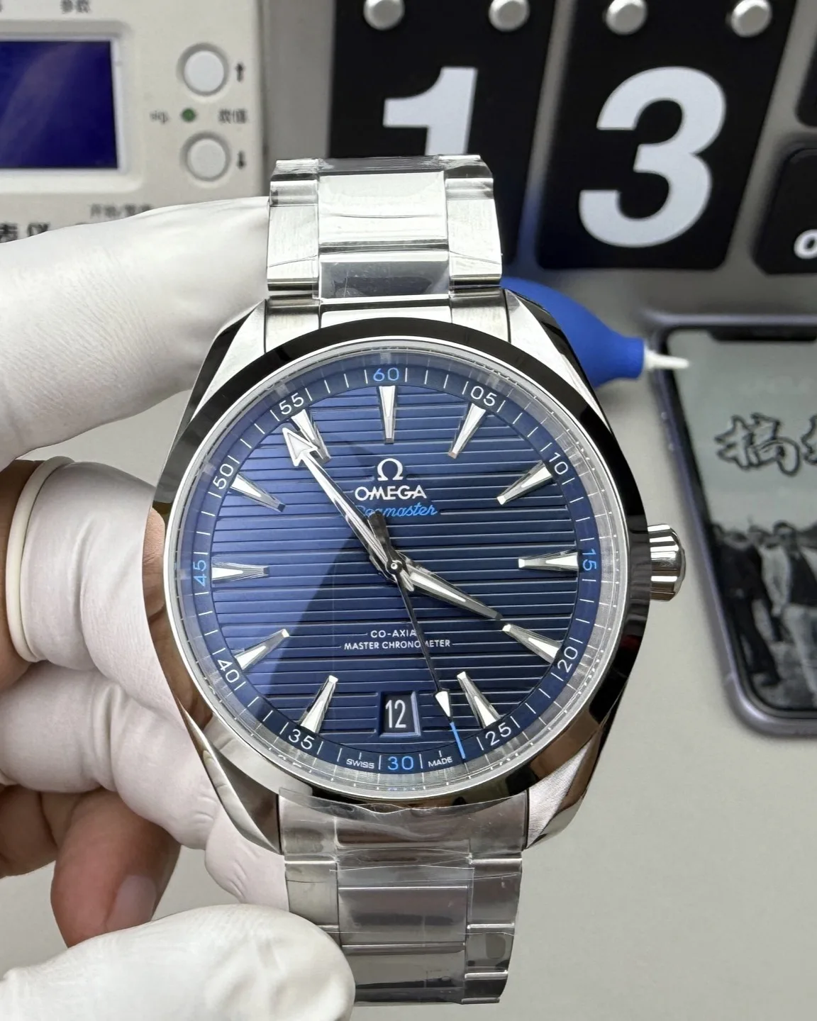 VS l 8900무브먼트 l 41mm l 씨마스터 아쿠아 테라 150M