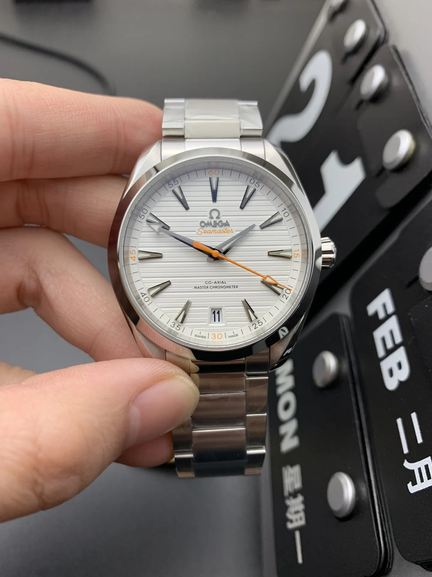 VS l 8900무브먼트 l 41mm l 씨마스터 아쿠아 테라 150M