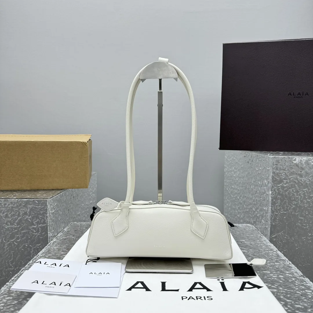 Alaia 알라이아Le Teckel 레더 숄더 백 27x8x9cm