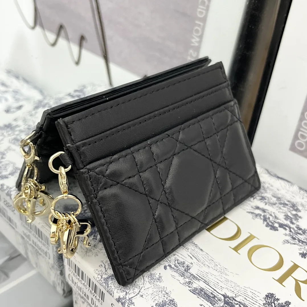 Lady Dior Freesia 카드 지갑