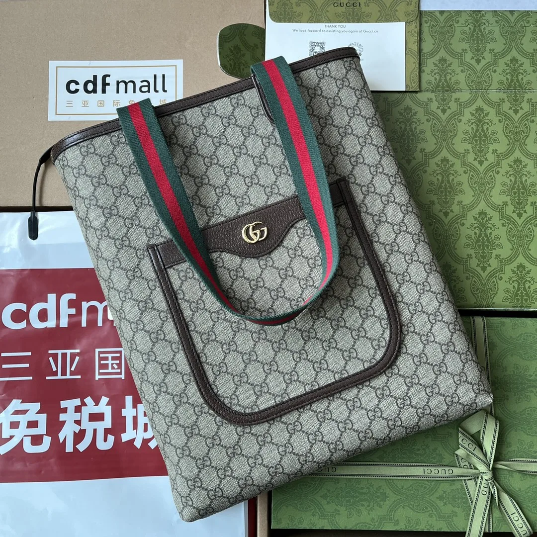 GUCCI 구찌 오피디아 GG 스몰 토트백 744544   31X38X6