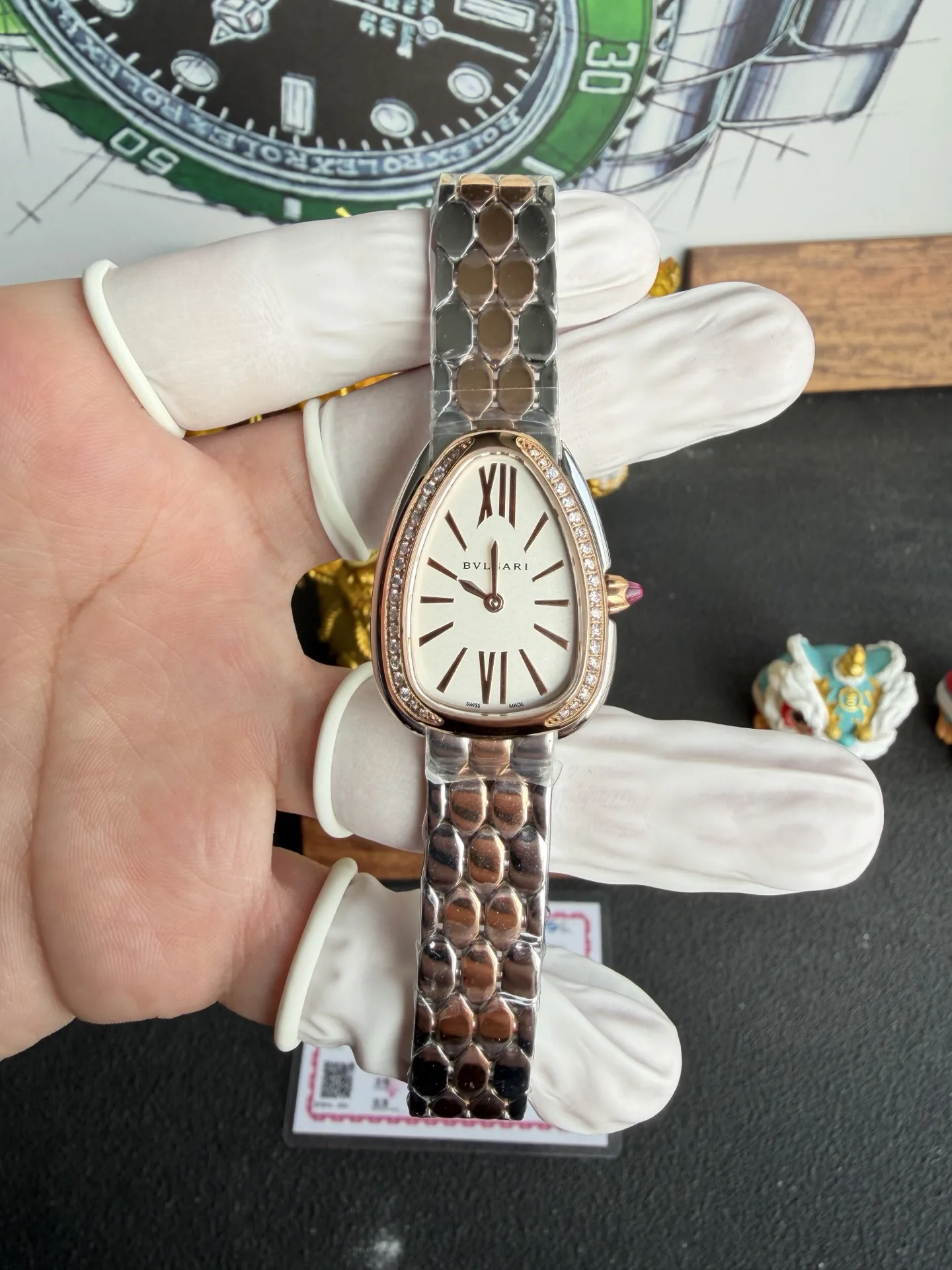 Serpenti Seduttori  l 쿼츠 무브먼트 l  리얼다이아몬드