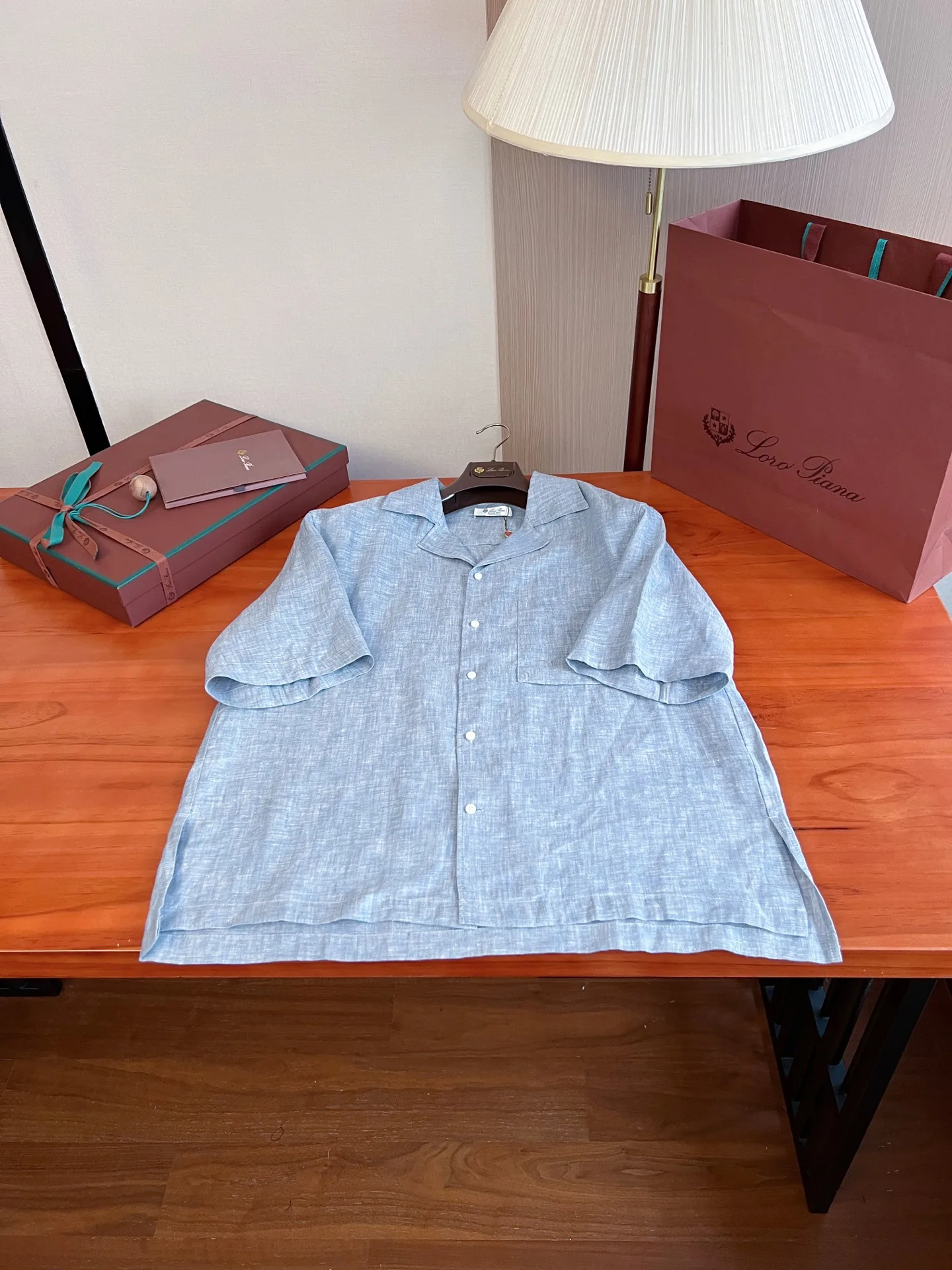 Loro Piana Men's Federico Linen Camp Shirt